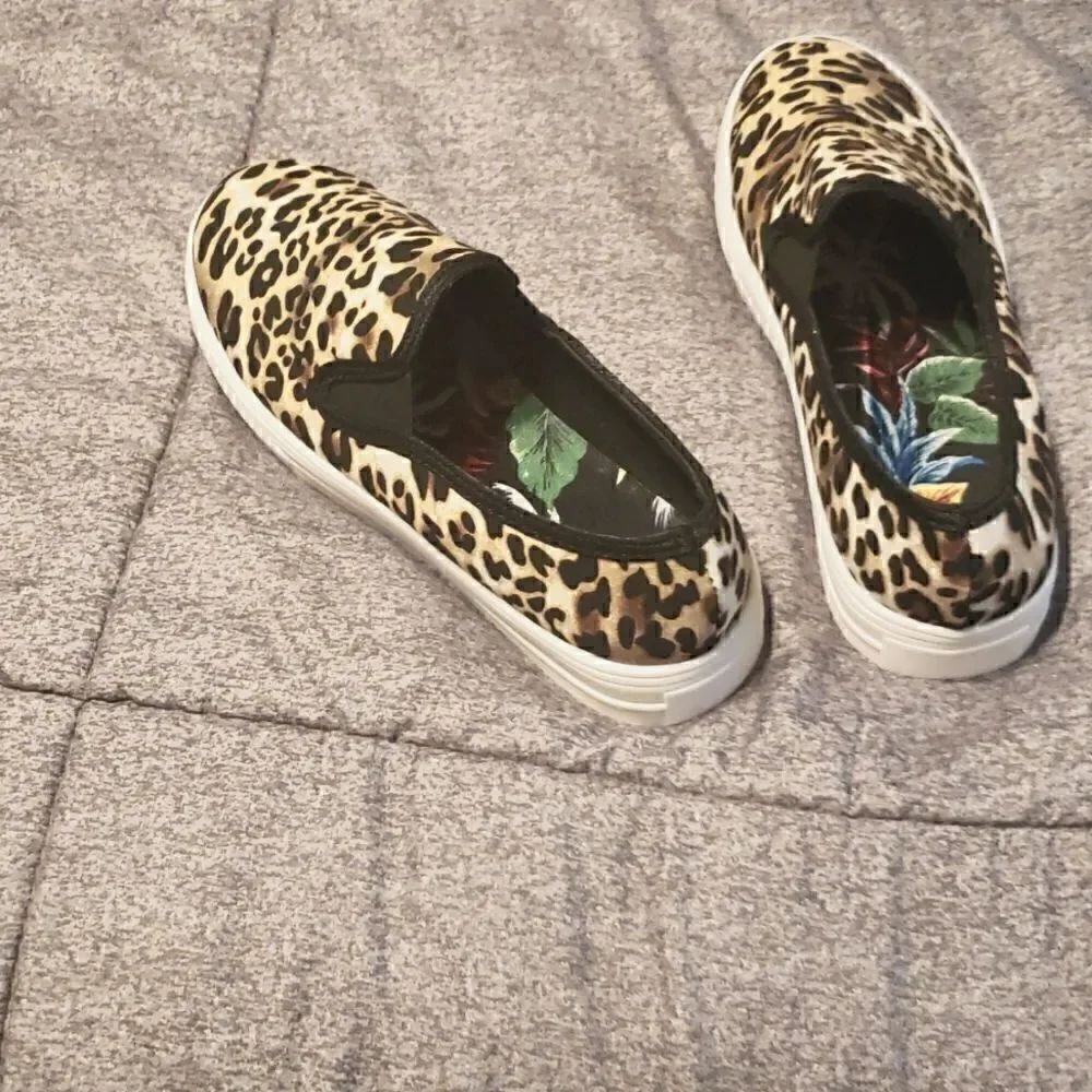 Leopard Slip Ons  